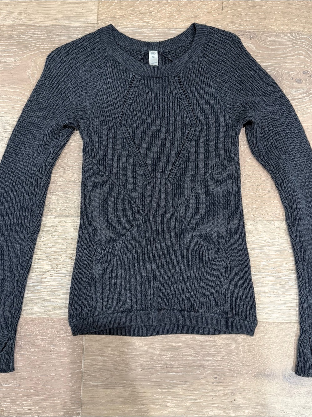 Lululemon Dark Gray Sweater with pockets